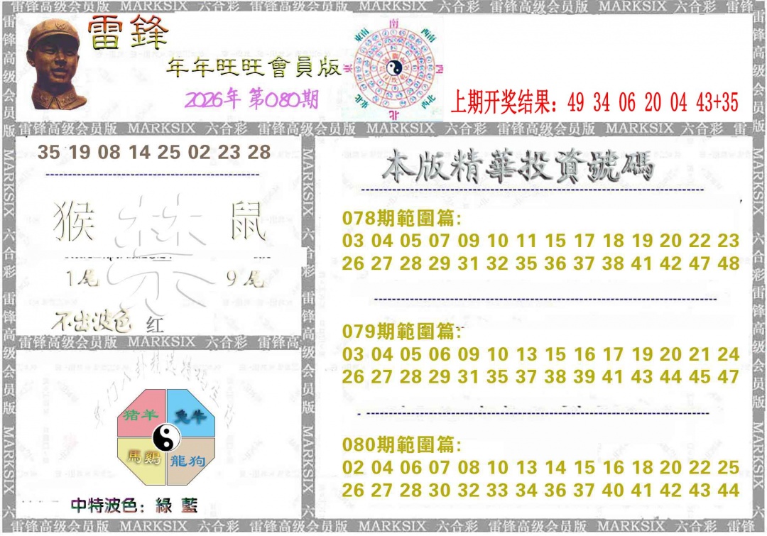 080期雷锋鼠年旺旺版[图]